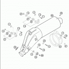 640 LC4 ENDURO Exhaust silencer 640 / 2005
