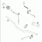 50 SX PRO JUNIOR LC Handlebar · controls 50 lc  /  2005
