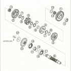 660 RALLYE Transmission ii - countershaft 660 / 2005