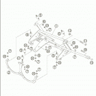 640 ADVENTURE Head light support 640 / 2005