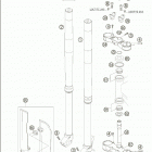 525 SMR Front fork wp usd 48 450-525 / 2005