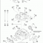 450/525 MXC RACING Cylinder head 250-525 exc + mxc  /  2005
