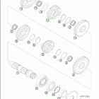 450/525 MXC RACING Transmission ii - countershaft 400-525 exc + mxc (eu)  /...