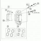 525 SMR Brake caliper front fte 450-525 / 2005