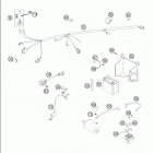 450/525 MXC RACING Wiring harness usa 250-525 exc + mxc  /  2005
