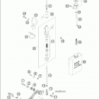660 SMC Rear brake control 625-660 / 2005