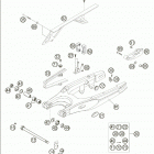 625 SMC Swingarm 625-660 / 2005