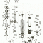 640 LC4 SUPERMOTO Monoshock wp disassembled 640 / 2005