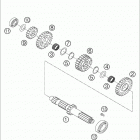 450 RALLYE Transmission i - main shaft 450 / 2005