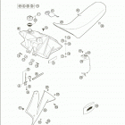 660 SMC Tank · seat · cover 625-660 / 2005