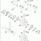 200 SM Crankshaft · piston 125-200 / 2005