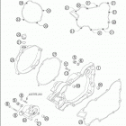 200 SM Clutch cover 125-200 / 2005