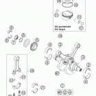 950 ADVENTURE US Crankshaft, piston 950