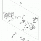 640 LC4 ENDURO Brake caliper rear brembo 640 / 2005