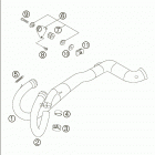 640 ADVENTURE Exhaust pipes 640 / 2005