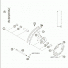 65 SX Front wheel 65 sx  /  2005