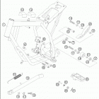 50 SENIOR ADVENTURE Frame · side stand 50 senior adv.  /  2005