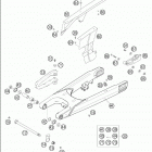 625 SXC Swingarm · chain guard 625 / 2005