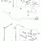 950 ADVENTURE US Handlebar, controls 950