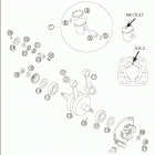 65 SX Crankshaft · piston 65 sx  /  2005