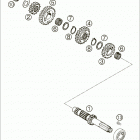 660 RALLYE Transmission i - main shaft 660 / 2005