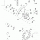 660 RALLYE Front wheel 450-660 / 2005