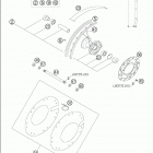 50 SX PRO JUNIOR LC Front wheel 50 senior lc  /  2005