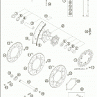 625 SXC Rear wheel 18