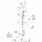 300 MXC Rear brake control 250-300 / 2005