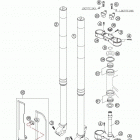 300 MXC Front fork wp usd 48 250 sx  /  2005