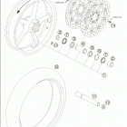 990 SUPERDUKE Front wheel 990 / 2005