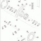 85 SX Rear wheel 85 sx  /  2005