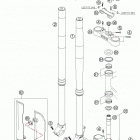 300 MXC Front fork wp usd 48 250-300 exc  /  2005