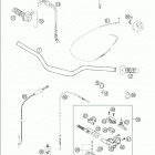 640 LC4 SUPERMOTO Handlebar · controls 640 / 2005
