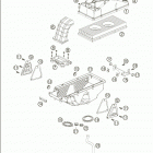 950 ADVENTURE Air filter box 950 / 2005