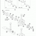 300 MXC Crankshaft · piston 250-300 / 2005