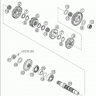 660 SMC Transmission ii - counter shaft 625 / 640 / 2005