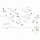 85 SX Hand brake cylinder 85 sx  /  2005