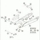 660 RALLYE Swingarm 450-660 / 2005