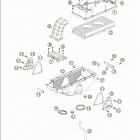 990 SUPERDUKE Air filter box 990 / 2005