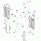 200 SM Cooling system 125 sx, 200 sm  /  2005