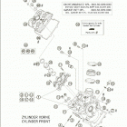 950 SUPERMOTO Cylinder head front 950 / 2005