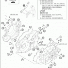 450/525 MXC RACING Engine case 250-525 / 2005