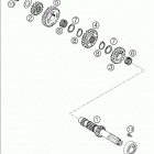 660 SMC Transmission i - main shaft 625-660 / 2005