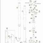 450/525 MXC RACING Front fork wp usd 48 450-525 sx  /  2005