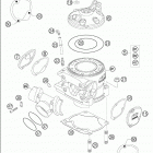300 MXC Cylinder · cylinder head 250-300 / 2005