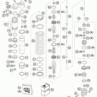 125/200 SX Shock absorber wp disassembled 125 / 200