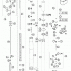 250 EXC RACING Fork legs wp usd 48 250 / 450 / 525 mxc, exc
