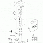 525 SX, MXC, EXC RACING Rear brake control 250 / 450 / 525