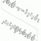 105 SX Transmission ii - countershaft 105